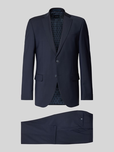 Pierre Cardin Anzug mit Reverskragen Marine 2