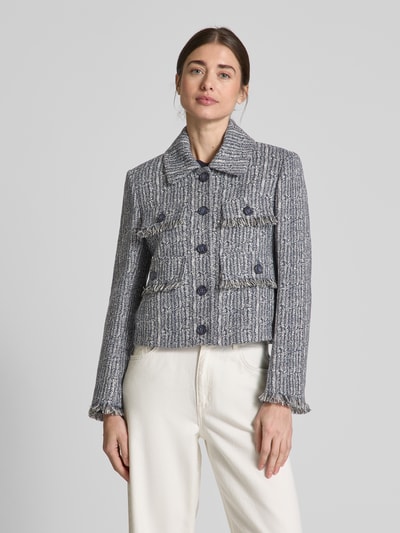 Luisa Cerano Blazer mit Umlegekragen Jeansblau 4