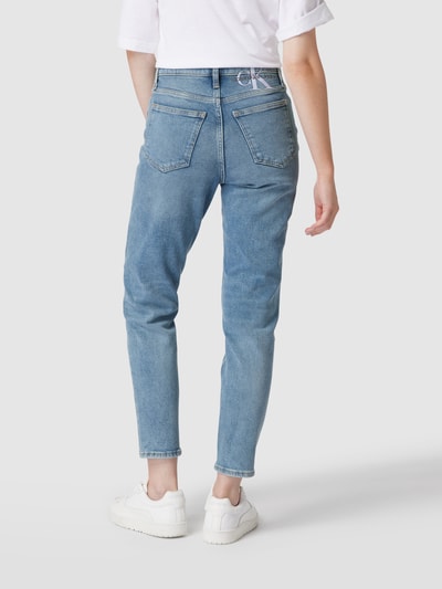 Calvin Klein Jeans Jeansy z wyhaftowanym logo Jeansowy niebieski 5