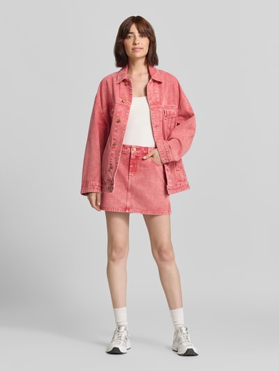 MICHAEL Michael Kors Mini-Jeansrock mit Eingrifftaschen Rosa 1
