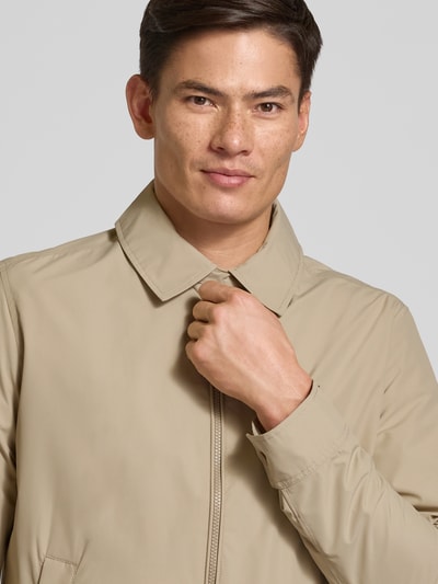 Tommy Hilfiger Regular Fit Blouson mit Umlegekragen Beige 3