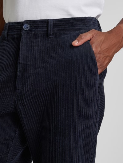 Casual Friday Broek van corduroy, model 'MARRUCA' Marineblauw - 3