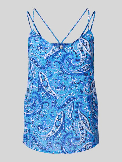 Only Blusentop mit Paisley-Muster Modell 'VENEDA' Hellblau 2