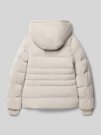 CARS JEANS Steppjacke mit Label-Patch Modell 'MONYA' Ecru 3