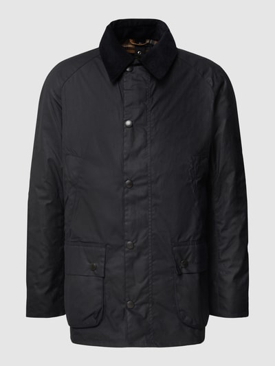 Barbour Waxparka mit Umlegekragen Modell 'ASHBY' Marine 2