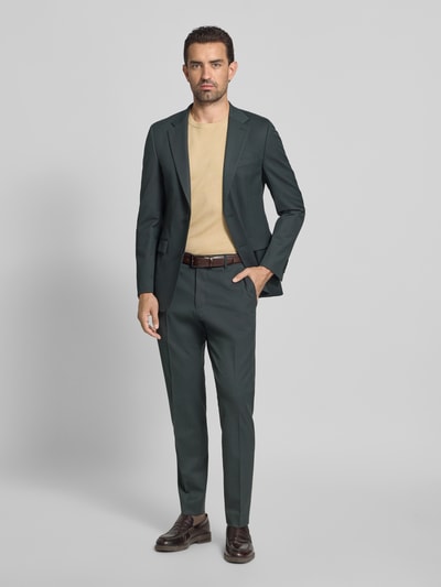 Strellson Slim fit pantalon met wol, model 'MAURY' Donkergroen - 1
