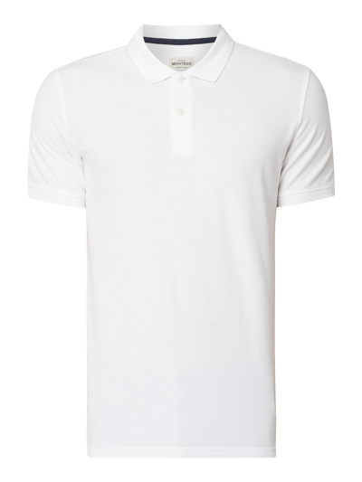 Montego Poloshirt aus Bio-Baumwolle Weiss 2