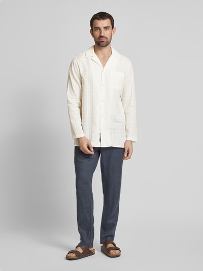 Scotch & Soda Vrijetijdsoverhemd met knoopsluiting Offwhite - 1