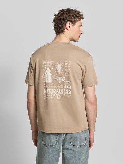 Marc O'Polo Relaxed Fit T-Shirt aus reiner Baumwolle Mittelgrau 5