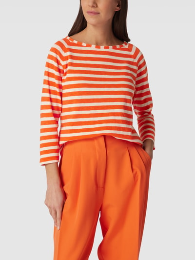 Rich & Royal Longsleeve mit Streifenmuster Orange 4