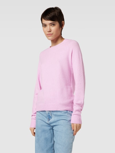 Vero Moda Gebreide pullover met ronde hals, model 'DOFFY' Lichtroze - 4