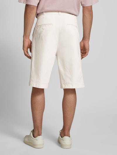 Hugo Blue Baggy Fit Bermudas mit Eingrifftaschen Modell 'Damo' Offwhite 5