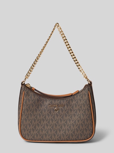 MICHAEL Michael Kors Handtas met labeldetails, model 'JET SET' Middenbruin - 2