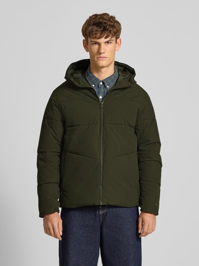 Jack & Jones Gewatteerd jack met capuchon Olijfgroen - 4