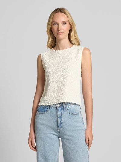 Jake*s Collection Top in Crinkle-Optik Beige 4