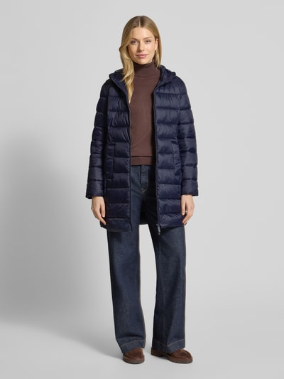 Christian Berg Woman Selection Gewatteerde jas met capuchon Donkerblauw - 1
