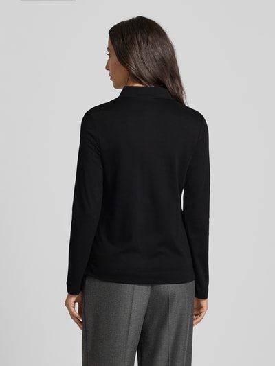 Christian Berg Woman Regular fit poloshirt met knoopsluiting Zwart - 5