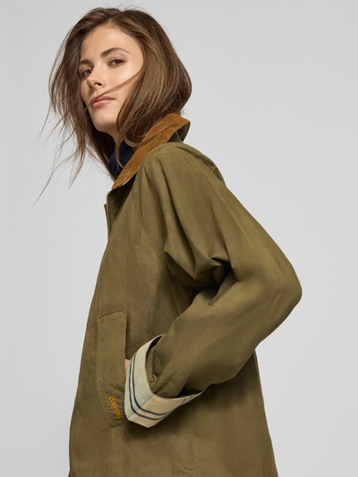 Barbour Blouson van zuiver katoen model 'CAITLIN' Olijfgroen - 3