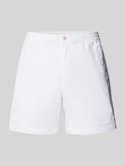 Polo Ralph Lauren Szorty o kroju regular fit z wyhaftowanym logo model ‘PREPSTER’ Biały 2