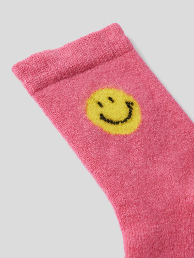 Jumper1234 Socken mit Smiley®-Print Pink 2