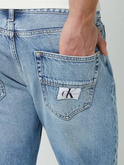 Calvin Klein Jeans Jeansy o kroju dad fit z bawełny  Jeansowy niebieski 3