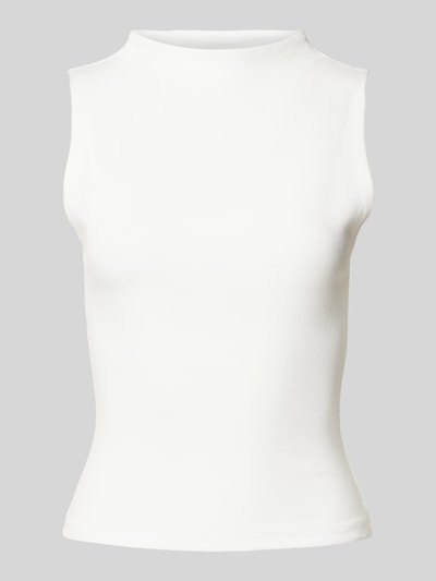 Gina Tricot Tanktop mit Stehkragen Offwhite 1