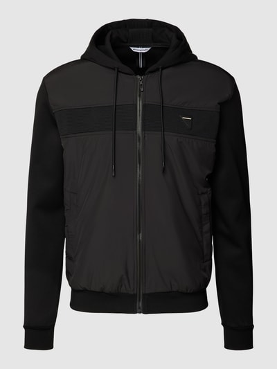 Antony Morato Sweatjacke mit Label-Patch Black 2