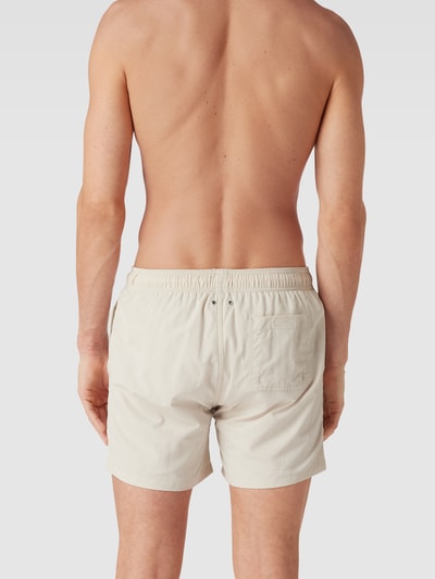 Gant Badehose mit Label-Stitching Beige 4