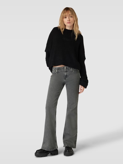 Tommy Jeans Flared Jeans mit ausgefranstem Bund Modell 'SOPHIE' Black 1