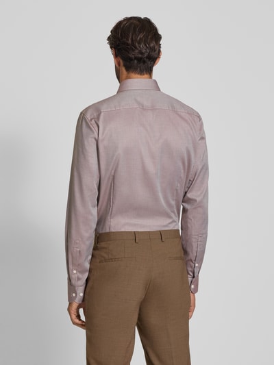 OLYMP Level Five Slim fit zakelijk overhemd met kentkraag Middenbruin - 5