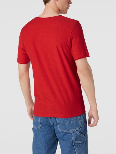 MC NEAL T-shirt met labelprint Rood - 5