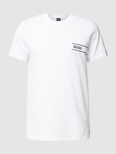 BOSS T-Shirt mit Rundhalsausschnitt Weiss 1