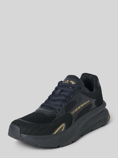 EA7 Emporio Armani Sneaker mit Schnürverschluss Black 1