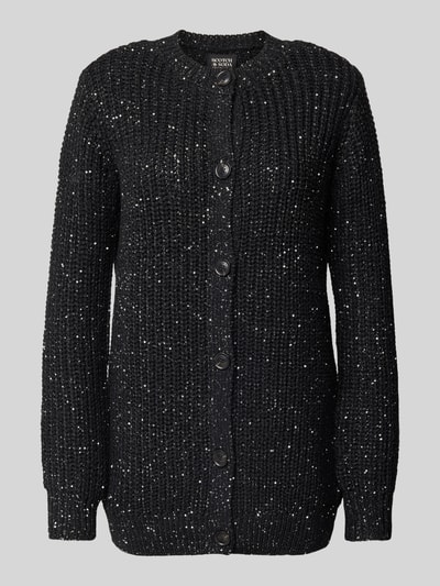 Scotch & Soda Strickjacke mit Rundhalsausschnitt Black 2