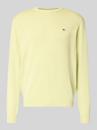 Fynch-Hatton Strickpullover mit gerippten Abschlüssen Mint 2