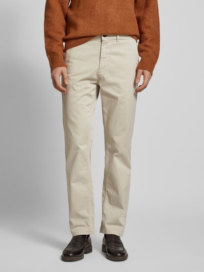 BOSS Orange Regular Fit Chino mit Gürtelschlaufen Beige 4