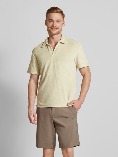 Jack & Jones Premium Koszulka polo z froty model ‘TERRY’ Zielony 4