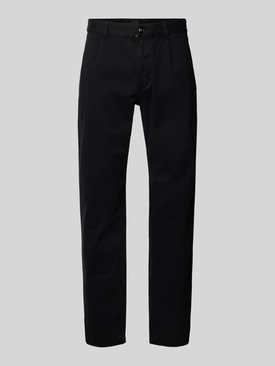 BOSS Orange Slim Fit Chino mit Bundfalten Black 2