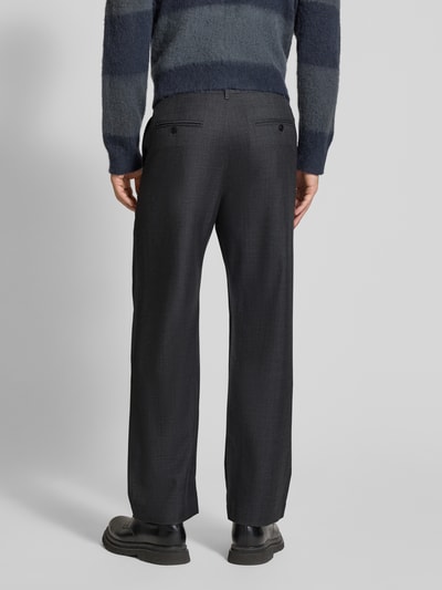 Wood Wood Broek van wolmix met achterzakken, model 'Henry trousers' Middengrijs - 5