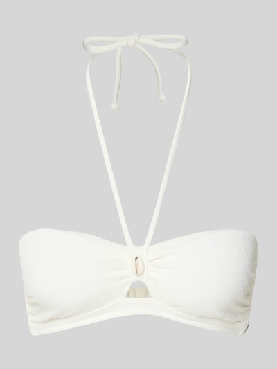 Banana Moon Bikini-Oberteil mit Ziermuschelbesatz Modell 'Kenteo' Offwhite 1