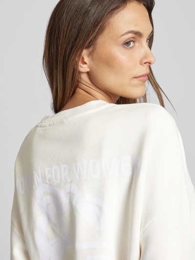 Marc O'Polo Sweatshirt met statementprint Offwhite - 3