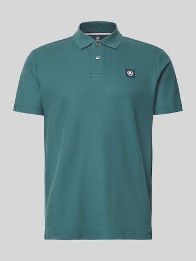 LERROS Regular Fit Poloshirt mit Label-Detail und Knopfleiste Gruen 2