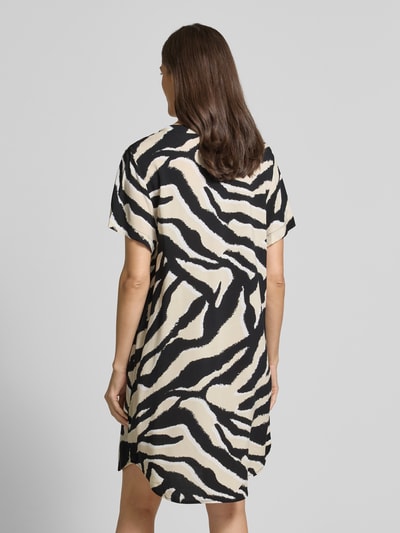 Tom Tailor Soepele blousejurk van pure viscose Zwart - 5