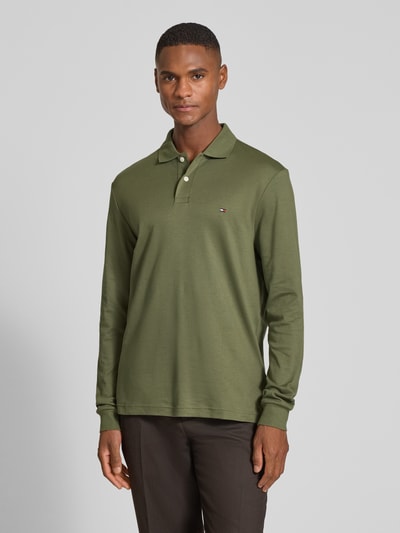 Tommy Hilfiger Koszulka polo o kroju Regular Fit z czystej bawełny Oliwkowy 4