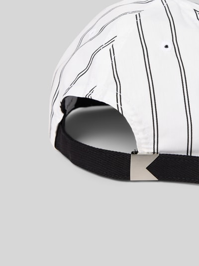 RHUDE Basecap mit Label-Stitching Weiss 4