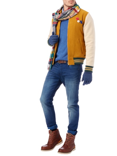 Scotch & Soda College-Jacke aus Wollmischung Gelb 1