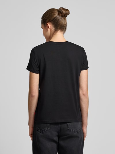 Levi's® T-shirt met labelprint Zwart - 5