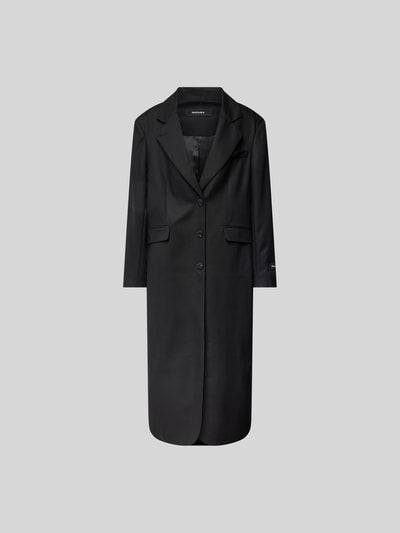 black palms Mantel mit Reverskragen Dunkelgrau 2