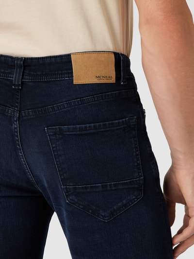 MCNEAL Slim Fit Jeans mit Knopf- und Reißverschluss Dunkelblau 3