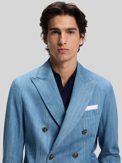 BOSS Regular Fit Sakko aus reiner Baumwolle Modell 'C-HANRY' Hellblau 3
